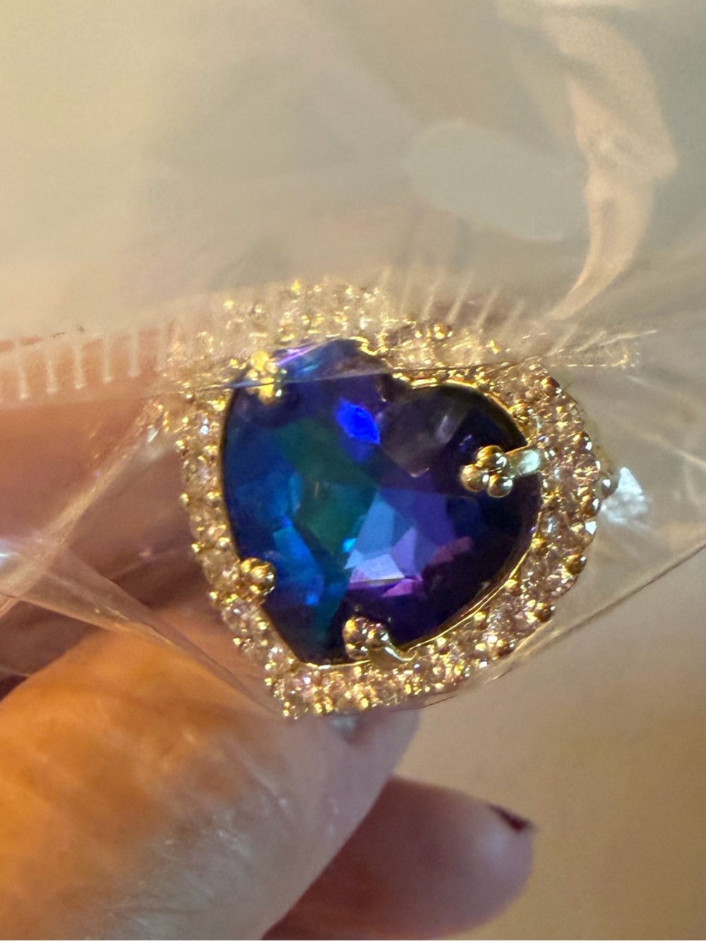 NEW Feed Me Gems Sapphire Mermaid Romeo Ring - Picture 9 of 10